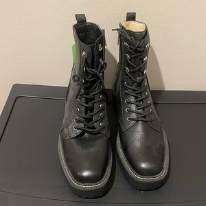 Sam Edelman Black Combat Boots